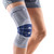 Bauerfeind GenuTrain Knee Support Brace (New Version) - Targeted Support for Pain Relief & Stabilization for Weak, Swollen & Injured Knees & Arthritis - Size 5C, Comfort - Color Titanium