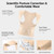 babaka Posture Corrector for Women, Invisible Lightweight Adjustable Back Brace for Upper and Lower Back Pain Relief, Hunchback, Hump, Scoliosis, Thoracic, Spine Corrector Under Clothes (Beige, Medium, Waist: 29''-35'')