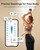 RENPHO Smart Body Measuring Tape, Rechargeable Tape Measure with LED Display, Measuring Tape for Body Measurements with App for Weight Loss & Fitness Shape, Retractable, 60in /150cm, Black