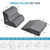 Yojoker Wedge Pillow Set for After Surgery, Bed Wedge Pillow for Sleeping