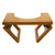 AmazerBath 8.5 Inches Bamboo Toilet Stool Squat for Adult, Foldable Squatting Potty Stool for Bathroom, 0.79" Thickness Poop Stool with Non-Slip Strip, No Assembly Required, Dark Wood Color