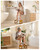 AmazerBath 8.5 Inches Bamboo Toilet Stool Squat for Adult, Foldable Squatting Potty Stool for Bathroom, 0.79" Thickness Poop Stool with Non-Slip Strip, No Assembly Required, Dark Wood Color