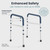 PELEGON Toilet Safety Rails (350 lb) - Adjustable Toilet Safety Frame & Rails, Toilet Safety Rail for Elderly Adults, Toilet Handles for Seniors, Toilet Bars for Elderly & Handicap