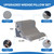 Ahpmeoa 3PCS Wedge Pillow Set for After Surgery, Back Pillow for Bed Sitting up, 10-in-1 Foam Wedge Pillow for Acid Reflux & Back Pain Relief, Post Surgery Pillow for GERD & Snoring, Grey