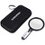 Large Magnifying Glass with 37 LED Light and Case, 10X 20X 45X Handheld Illuminated Lighted Magnifier with 3 Light Modes Rechargeable Magnifying Glass for Seniors Reading, Inspection (Black & White)
