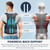 Fitsupport Back Brace Posture Corrector for Women and Men Back Lumbar Support Shoulder Posture Support for Improve Posture Provide and Back Pain Relief XLarge(Pack of 1)