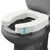 Lunderg Padded Toilet Seat Riser for Seniors - Adds 2 inches. Universal Fit - FIRM Raised Toilet Seat Cushion with High-Density Foam for Enhanced Comfort & Elevation. Post-Surgery Must have (White)