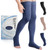 Doc Miller Thigh High Open Toe Compression Stockings 15-20mmHg for Varicose Veins, Pregnancy Support Open Toe Thigh High Compression Socks for Women and Men (Dark Blue, 3X-Large)