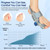 Pwithze Bunion Corrector for Women Men Big Toe,Adjustable Knob Bunion Corrector for Bunions Relief,Bunioning Fix with Bunioned Silicone Pad,Suitable for Left and Right Feet(2PCS)