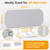 strenkitech Toddler Bed Rails for Travel - Baby Guard Bed Rail Portable for Crib, Twin, Queen, Full, King Size Beds - Easy to Assemble, Safety Bed Side Rail for Toddlers and Kids