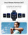 RENPHO Scale for Body Weight, Smart Scale with BMI, Body Fat, Muscle Mass, Bluetooth, 13 Metrics with Large Display, Support App Connection, Black, Elis 2X