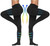 20-30 mmHg Women Compression Pantyhose,Closed Toe Medical Compression Stockings,Waist High Opaque Compression Tights for Varicose Veins,GraduAated Compression Panty Hose for Teacher,2 Pairs-Black-M