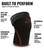 Iron Bull Strength Knee Sleeves 7mm (1 Pair) - Compression Brace & Knee Sleeve For Weightlifting, Powerlifting & Cross Training - Knee Support for Squats - Men & Women (Large/Red)