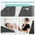 Cozymaker 10" Bed Wedge Pillow for Sleeping After Surgery, Back Support, Leg Elevation, Gerd Acid Reflux, Neck Pain, Snoring, Cooling Memory Foam Triangle Incline Wedge