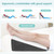 Cozymaker 10" Bed Wedge Pillow for Sleeping After Surgery, Back Support, Leg Elevation, Gerd Acid Reflux, Neck Pain, Snoring, Cooling Memory Foam Triangle Incline Wedge