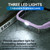 YOCTOSUN Headset Magnifier Glass with 3 LED Lights, Storage Case, Head Strap and 5 Detachable Lenses 0.75X,1.25X,2.0X,3.0X 4.0X, Magnifying Glasses for Close Work, Jewelry, Hobby, Crafts