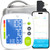 Greater Goods Bluetooth Smart Blood Pressure Monitor for Home Use – Automatic Digital Upper Arm BP Machine with 8.7”–16.5” Cuff, iOS & Android App Compatible, Large Backlit Display