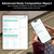 Wyze Smart Scale BodyScan with Handle, 8-Electrode Body Composition Scale for Body Weight, BMI, Body Fat, Muscle Mass, Segmental Analysis, 400 lbs, Black