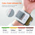 iHealth Push Wrist Blood Pressure Monitor, Bluetooth Smart BP Machine with App, Clinically Validated, Large Digital Display & Travel Case, High Accuracy for Home Use, Cuff Fits 5.5"-7.75"