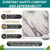 Extra Large Square Shower Mat Non Slip - Soft Loofah Mat - Bathroom Shower Mat Stall - Shower Mat Square - No Slip Shower Mats - Shower Floor Mat - Square Shower Mats for Showers (Gray Marble 31x31)