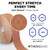 THERABAND Kinesiology Tape, Beige/Beige, 2'' X 103.3 Foot Bulk Roll, with XactStretch Indicators, Long-Lasting Athletic Tape for Shoulder & Knee, Latex-Free Sports Tape, Water Resistant, Cut-to-Length