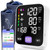 Andesfit Upper Arm Blood Pressure Monitor for Home Use 17" Large & 21" XL Extra Large Cuff Big arm, Free APP Bluetooth Sync Apple Health Track Google Fit, Large Display Smart BP Machine for Seniors