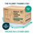Lunderg Recycled Commode Liners - 250 Environment Friendly Portable Toilet Bags - Medical Grade Bedside Commode Liners Disposable - Universal Fit & Easy to Use - Absorbent Pads NOT included