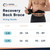 Copper Compression Back Brace. Copper Infused Lumbar Support for Lower Back Relief, Sciatica, Herniated Disc, Scoliosis, Pain & Strains. Adjustable & Breathable. Fits Men & Women (Waist 36" - 42")