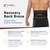 Copper Compression Back Brace. Copper Infused Lumbar Support for Lower Back Relief, Sciatica, Herniated Disc, Scoliosis, Pain & Strains. Adjustable & Breathable. Fits Men & Women (Waist 36" - 42")