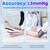 GUAEVER Blood Pressure Monitor Rechargeable Upper Arm Blood Pressure Monitors for Home Use Large Screen Bp Machine with 8.7"-16.5" Bp Cuff, 2x120 Memory, Voice Broadcast Bp Monitor (Black)