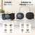 Comfytemp Wireless TENS Unit Muscle Stimulator for Pain Relief, Portable Rechargeable TENS Machine with Remote, EMS Muscle Stimulator with 30 Modes & 2 Sets, Pulse Massager for Back Sciatica Shoulder