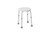 Drive Medical Shower Stool - Adjustable Height - Lightweight Aluminum Construction - 300 Lb Weight Capacity - Compact Tub & Shower Seat - Safety Bath Accessory - White