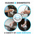Zogics Antibacterial Disinfecting Wipes – For Sanitizing and Cleaning Surfaces and Equipment, EPA Registered Antibacterial Cleaning Wipes (1 Roll of 800)