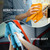 Simple Houseware Microfiber Cleaning Cloth 150 Pack, 12" x 16", 4 Colors