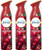 Febreze Air Freshener Cranberry Tart, 3 Pack Odor Fighter Spray Holiday Air Freshener, Limited Edition-Winter Collection 2023, 8.8 OZ (250 g) Per Bottle