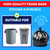 Tasker 65 Gallon Trash Bags for Toter, (Value-Pack 32 Count w/Ties) Heavy Duty Extra Large Garbage Bags for 64-65 Gallon Outdoor Trash Cans, Yard Waste and Lawn Debris