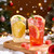 JOLLY CHEF 12 oz Clear Plastic Cups, 100 Pack Heavy-duty Party Glasses, Disposable Plastic Cups for Halloween,Thanksgiving Day, Christmas Party
