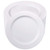 bUCLA 100PCS White Plastic Plates-10.25inch Disposable Dinner Plates-Premium Party&Wedding Plates