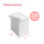 Prestee 200 Disposable Paper Hand Towels That Feel Like Linen Napkins, 2-Ply - Guest Towels, Wedding Paper Napkins, Disposable Napkin for Guest Bathroom, Parties, Dinners, Events (White)​