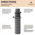 [85 SET]Harvest Pack 16 oz Disposable Coffee Cups, Insulated Ripple Double-Walled Paper Cups with Lids, Black and White Geometric, Drinking Cups for Tea Hot Chocolate Drinks To go coffee cups
