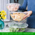 PLASTICPRO Disposable 96 Ounce Round Crystal Clear Plastic Serving Bowls With Lids, Party Snack or Salad Bowl, Chip Bowls, Snack Bowls, Candy Dish, Salad Container Pack of 8