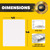 45 Gallon Clear Trash Bags - (Huge 100 Pack) - 40" x 46" - 1.5 MIL (Equivalent) - CSR Series - Heavy Duty Industrial Liners Clear Garbage Bags for Recycling, Contractors, Storage, Outdoor