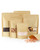 FireKylin 100 Pcs Reaselable Bags, Out Size 7.9" x 11.8"(Inner Size 7.2" x 8.5") Stand Up Pouches Brown Paper Bags with Window, Zipper Food Storage Bags for Packaging Products, Reusable, Sealable