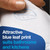 Tork Extra Soft Multifold Hand Towels White with Blue Leaf Print, H2 Dispenser Compatible 16 Packs x 94 Towels (101298)