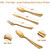 AIRE 350PCS Black and Gold Paper Plates Party Supplies for 50 Guests Party Decorations Disposable Dinnerware Golden Dot Paper Plates Napkins Cups Gold Plastic Forks Knives Spoons for Birthday Wedding