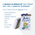 Nellie's Oxygen Brightener - 100 Scoops - Planet Friendly Stain Remover - Safe Alternative to Bleach - Septic-Safe Formula - Compact Powder Form - Made in Canada