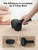 VASSON Fabric Shaver, Electric Lint Remover, Rechargeable Lint Shaver, Sweater Shavers to Remove Pilling, Large Fuzz Remover for Clothes Couch Furniture (Black)