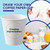 LITOPAK 270 Pack 10 oz Disposable Paper Coffee Cup, Drinking Cups for Water, White Paper Hot Coffee Cups, Suitable for Party, Picnic, Travel, and Events