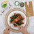 BIRCHIO 150pcs 100% Compostable Paper Plates (10in), Heavy Duty, Eco Friendly, Biodegradable Made of Sugarcane Fiber