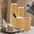 SIUQ 16 oz Coffee Cups-90 Pack Disposable Coffee Cups with Lids and Straws, Insulated Ripple Wall To Go Paper Coffee Cup for Coffee, Juice, Hot Chocolate and Hot Tea Drinks - Champagne